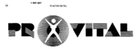 PROVITAL Logo (DPMA, 12.10.1978)