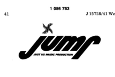 jump JUST US MUSIC PRODUCTION Logo (DPMA, 01/11/1980)