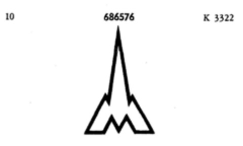 686576 Logo (DPMA, 10/20/1951)