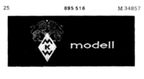 MKW modell Logo (DPMA, 12.10.1971)