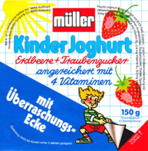 müller Kinder Joghurt Logo (DPMA, 09.09.1985)