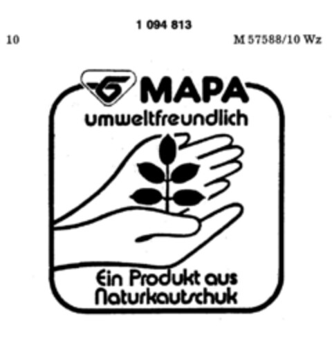 MAPA umweltfreundlich Logo (DPMA, 13.11.1985)