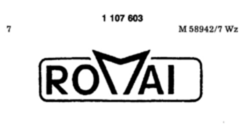 ROMAI Logo (DPMA, 21.07.1986)