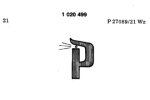 P Logo (DPMA, 01.02.1980)