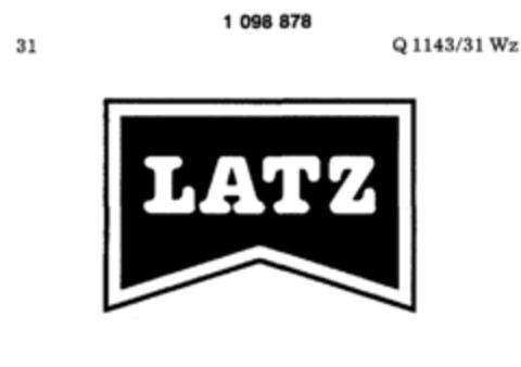 LATZ Logo (DPMA, 21.08.1985)