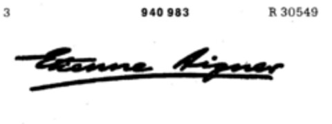 Etienne Aigner Logo (DPMA, 26.09.1973)