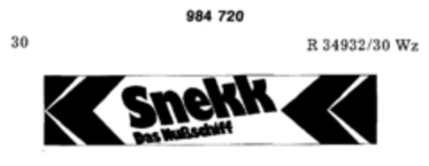 Snekk Das Nußschiff Logo (DPMA, 02/23/1978)