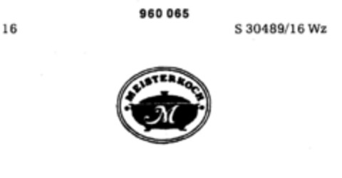 MEISTERKOCH Logo (DPMA, 09.12.1976)