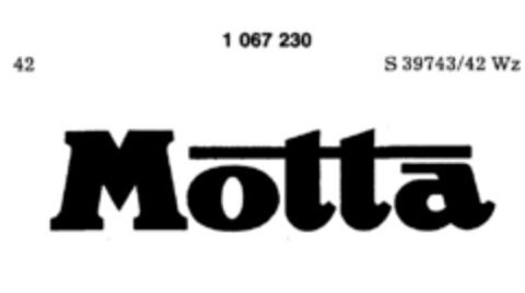 Motta Logo (DPMA, 10.12.1983)