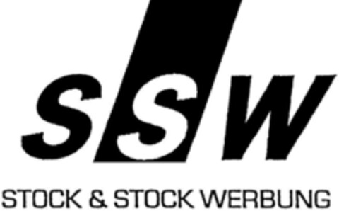 SSW STOCK & STOCK WERBUNG Logo (DPMA, 11/04/1993)