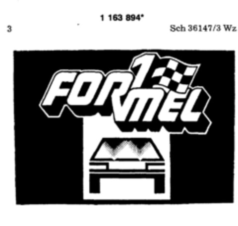FORMEL 1 Logo (DPMA, 04/06/1990)