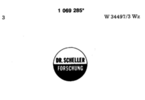 DR. SCHELLER FORSCHUNG Logo (DPMA, 22.09.1984)