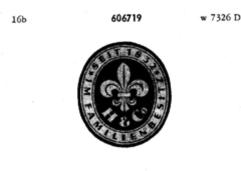 H&Co IM FAMILIENBESITZ SEIT 1832 Logo (DPMA, 10/12/1948)