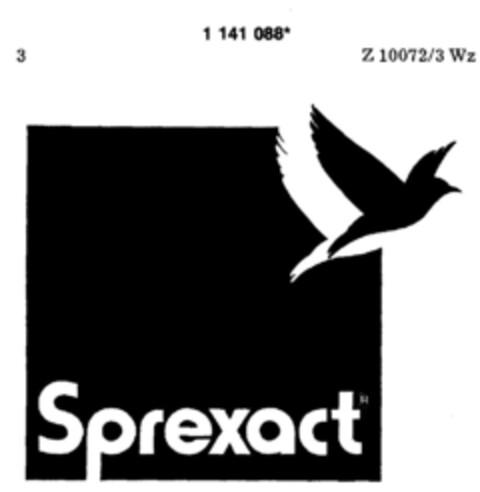 Sprexact Logo (DPMA, 06.04.1989)