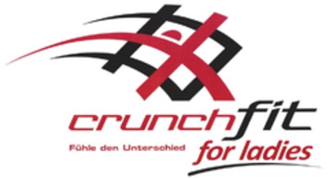 crunchfit Fühle den Unterschied for ladies Logo (DPMA, 01/31/2012)