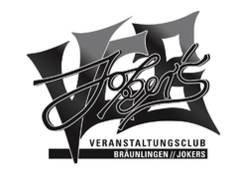 VCB Joker's VERANSTALTUNGSCLUB BRÄUNLINGEN // JOKERS Logo (DPMA, 07.10.2013)