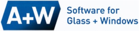 A+W Software for Glass + Windows Logo (DPMA, 26.07.2013)