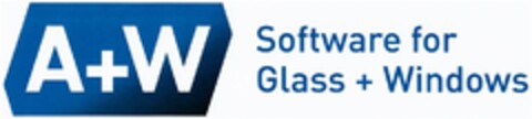 A+W Software for Glass + Windows Logo (DPMA, 07/26/2013)