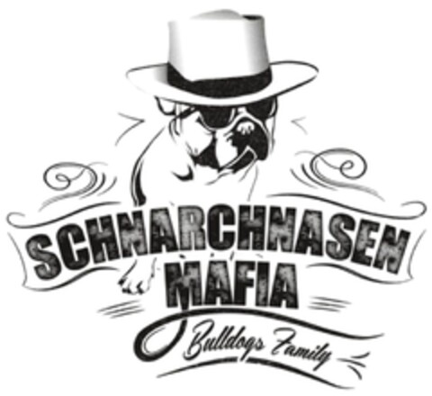 SCHNARCHNASEN MAFIA Bulldogs Family Logo (DPMA, 02.10.2014)