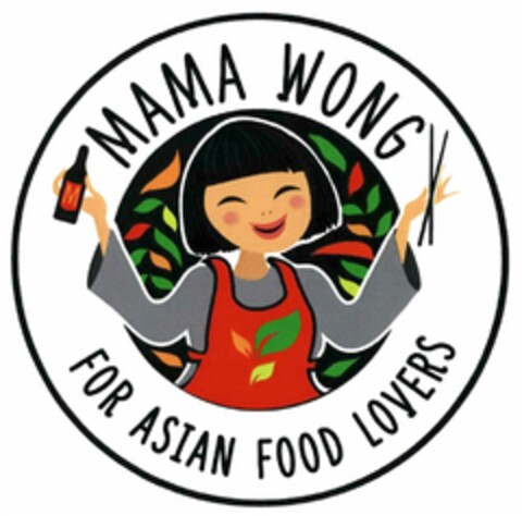 MAMA WONG FOR ASIAN FOOD LOVERS Logo (DPMA, 17.07.2018)