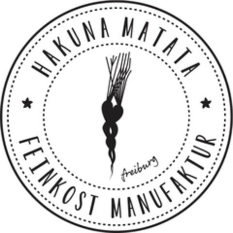 HAKUNA MATATA FEINKOST MANUFAKTUR Logo (DPMA, 07/04/2019)