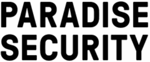 PARADISE SECURITY Logo (DPMA, 04/26/2020)