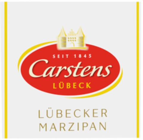 SEIT 1845 Carstens LÜBECK LÜBECKER MARZIPAN Logo (DPMA, 05/07/2021)