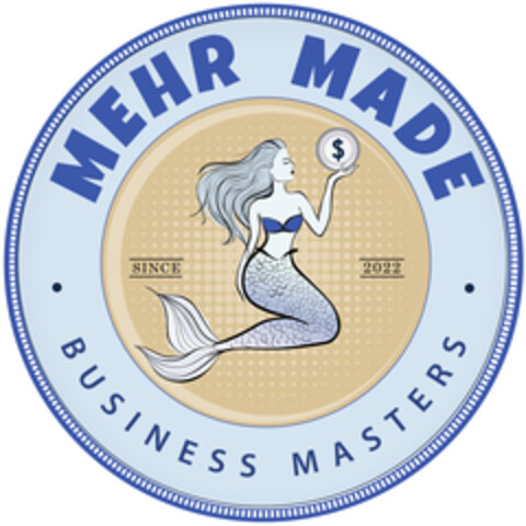 MEHR MADE · BUSINESS MASTERS · SINCE 2022 Logo (DPMA, 26.04.2022)