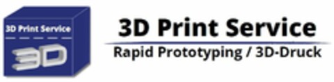 3D Print Service Rapid Prototyping / 3D-Druck Logo (DPMA, 04.08.2022)