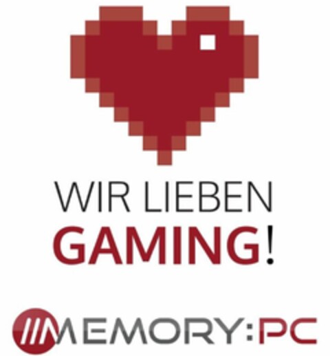 WIR LIEBEN GAMING! MEMORY:PC Logo (DPMA, 28.09.2023)