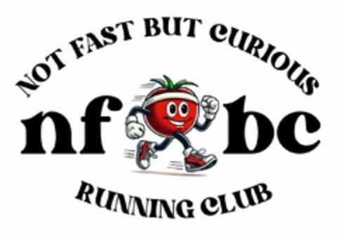NOT FAST BUT CURIOUS nfbc RUNNING CLUB Logo (DPMA, 14.04.2025)
