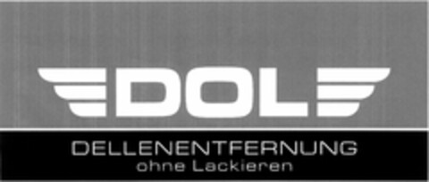 DOL DELLENENTFERNUNG ohne Lackieren Logo (DPMA, 06.07.2005)