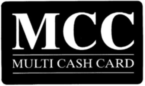 MCC  MULTI CASH CARD Logo (DPMA, 20.12.1995)