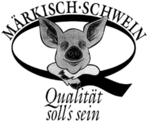 MÄRKISCH·SCHWEIN Qualität soll's sein Logo (DPMA, 15.03.1997)