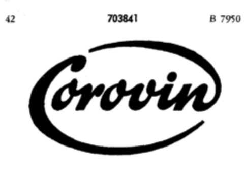 Corovin Logo (DPMA, 05.09.1953)