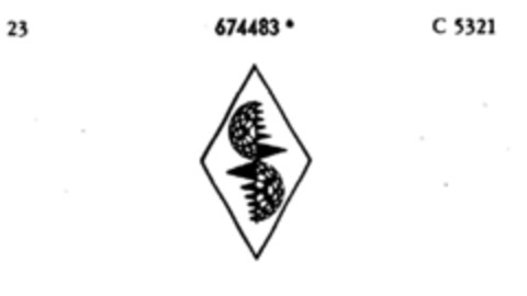 674483 Logo (DPMA, 01/12/1955)