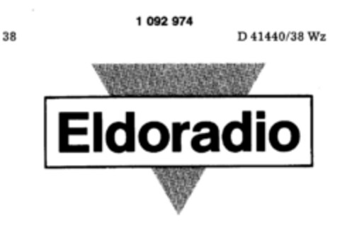 Eldoradio Logo (DPMA, 13.09.1985)