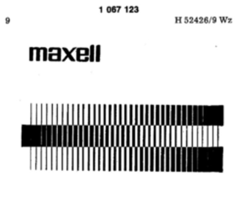 maxell Logo (DPMA, 01.03.1984)