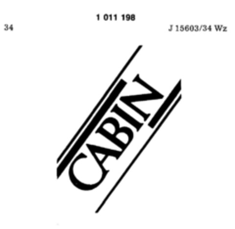 CABIN Logo (DPMA, 06.11.1979)