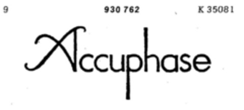 Accuphase Logo (DPMA, 20.11.1973)