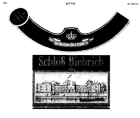 Schloss Biebrich Logo (DPMA, 23.08.1966)