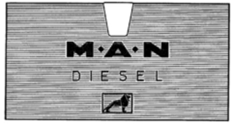 M A N DIESEL Logo (DPMA, 05.11.1975)