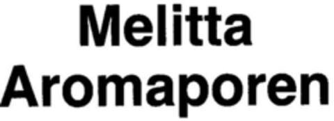 Melitta Aromaporen Logo (DPMA, 09.05.1986)