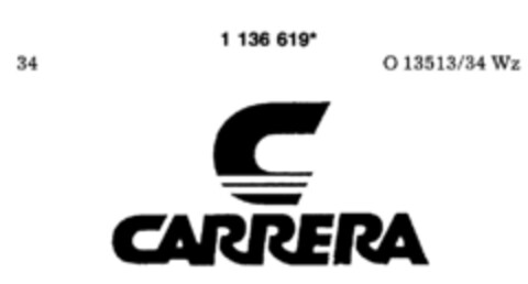 CARRERA Logo (DPMA, 09/08/1988)