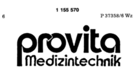 provita Medizintechnik Logo (DPMA, 14.12.1988)