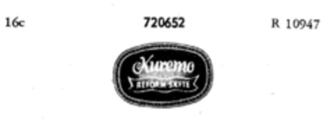 Kuremo REFORM-SÄFTE Logo (DPMA, 03/11/1958)