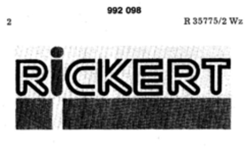 RICKERT Logo (DPMA, 07.12.1978)