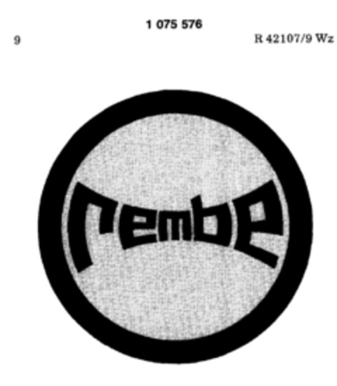 rembe Logo (DPMA, 23.06.1984)