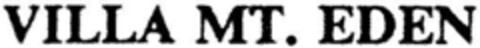 VILLA MT. EDEN Logo (DPMA, 06/22/1994)