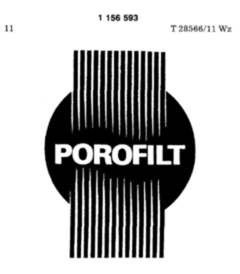 POROFILT Logo (DPMA, 13.02.1989)